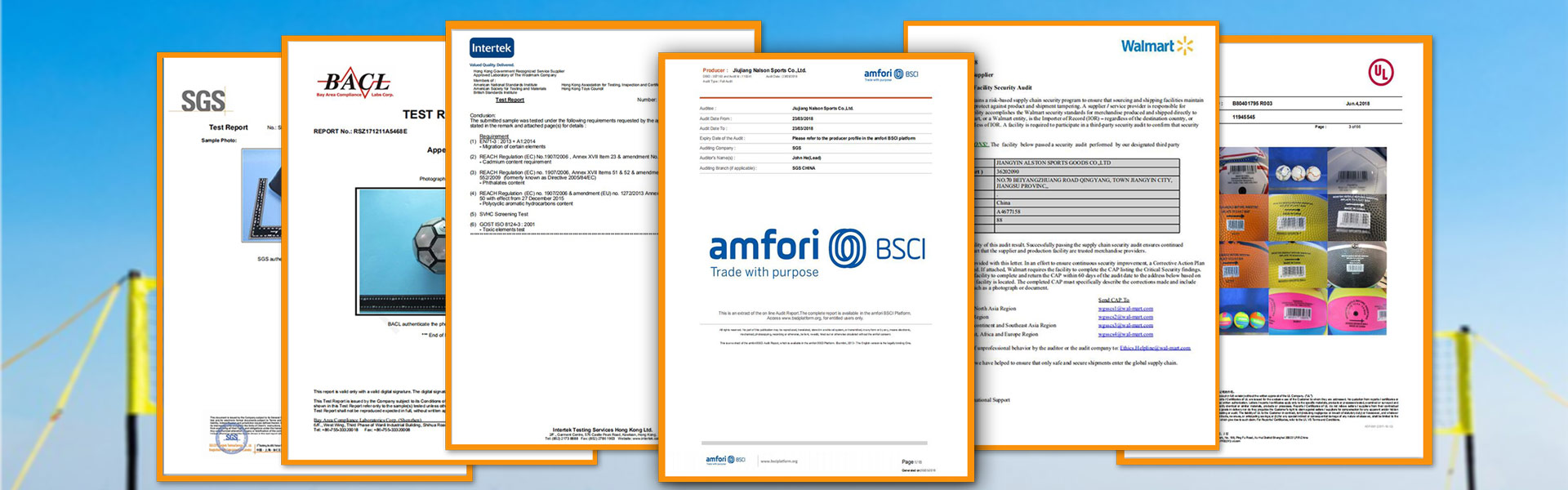 BSCI audited factory and EN 71 1-3,  REACH