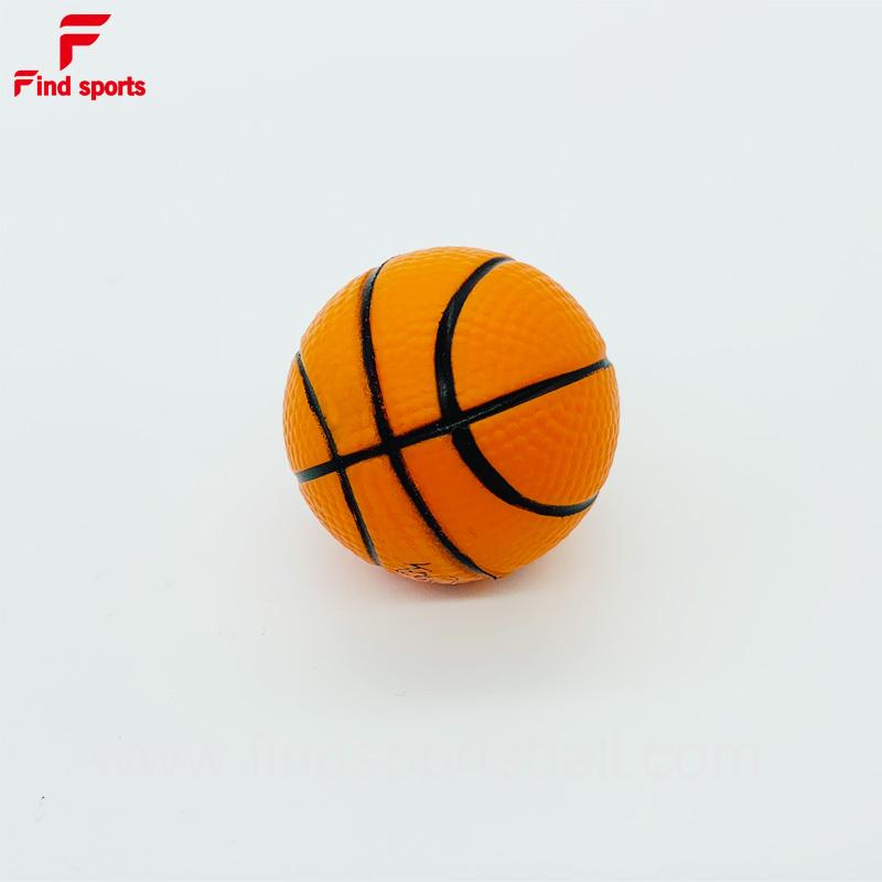 4cm mini basketball stress reliever 