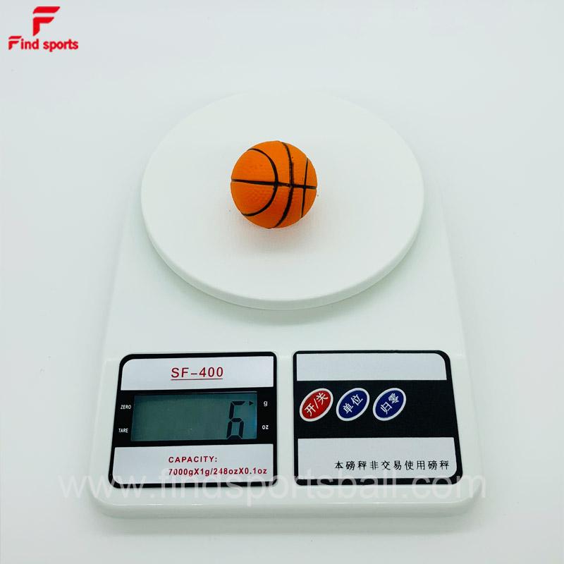 4cm mini basketball stress reliever 