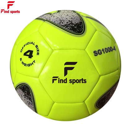 size 4 fluorencent color TPU soccer ball training top quality