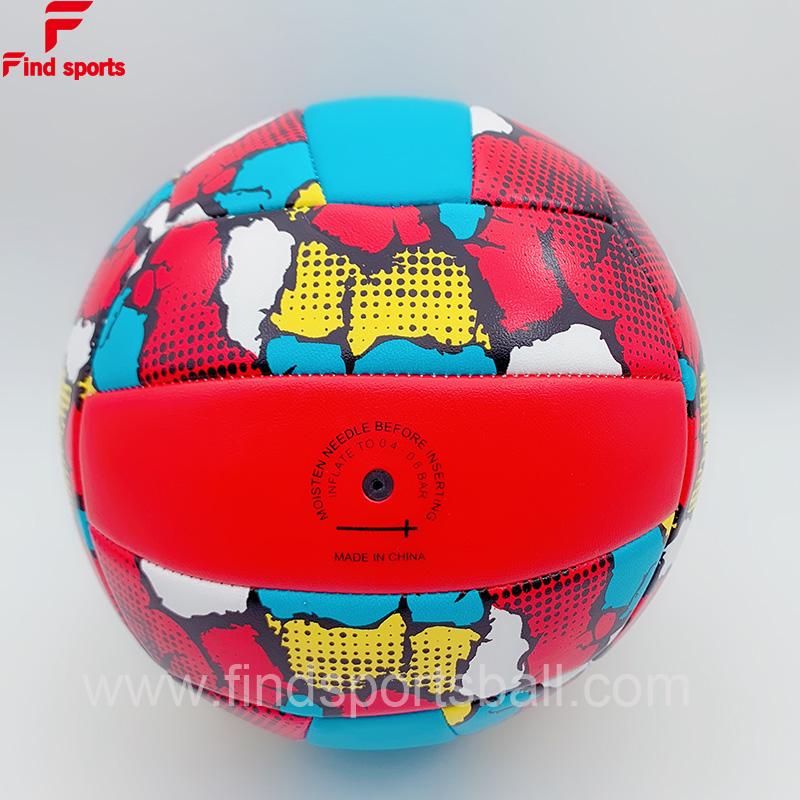 PVC high quality beach volleyball size 5 for promotion gift toys