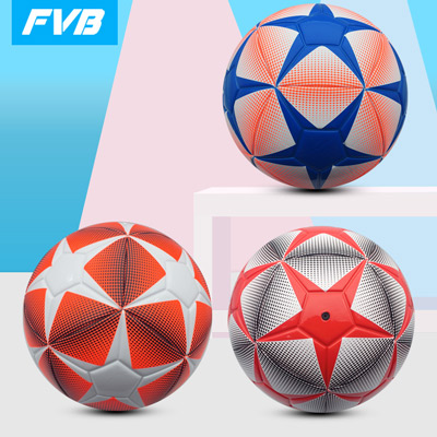 12 panels PU high quality soccer ball size 5