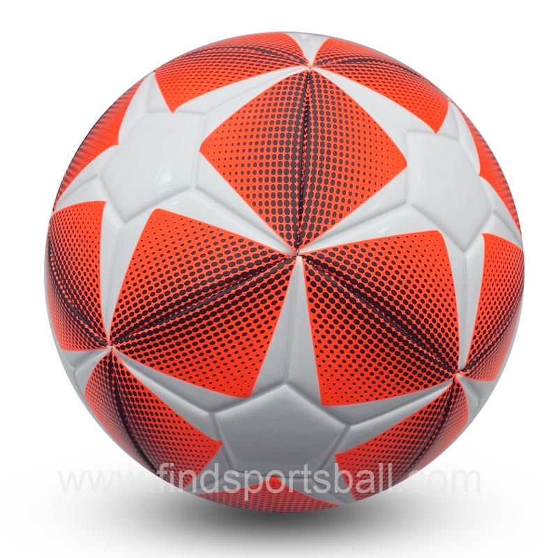 12 panels PU high quality soccer ball size 5