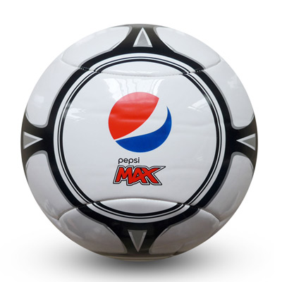 Pepsi advertising football ball