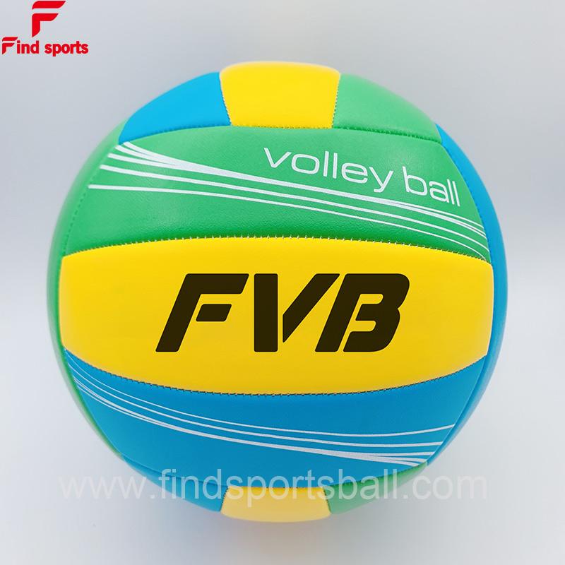 custom logo volleyball size 5 for beach playing and promotion