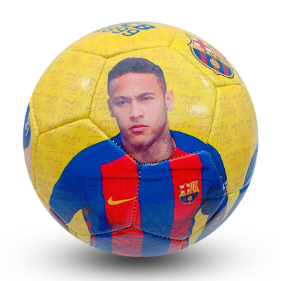2019 new superstar players 3D photo printing FCB soccer ball team clubs signatures ball for league champions 